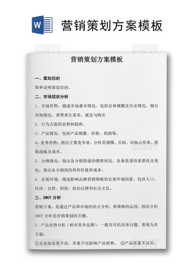 市场营销策划方案 精准洞察与实战交付